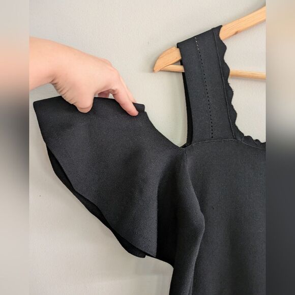 Apiece Apart Black Sheath Dress Size S Black - Picture 7 of 9